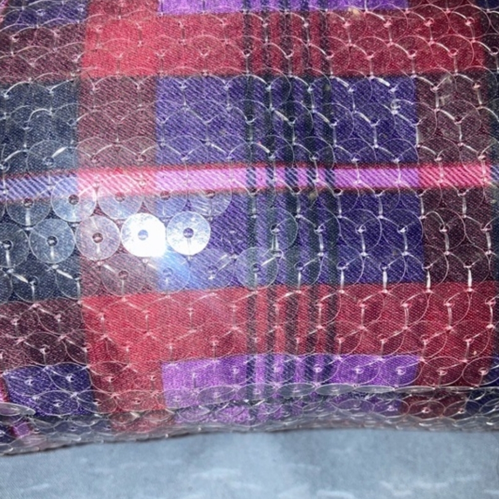 Limited-Edition Coach Poppy Tartan Plaid Small Sequined Shoulder Bag - MSRP $298 - Picture 15 of 15
